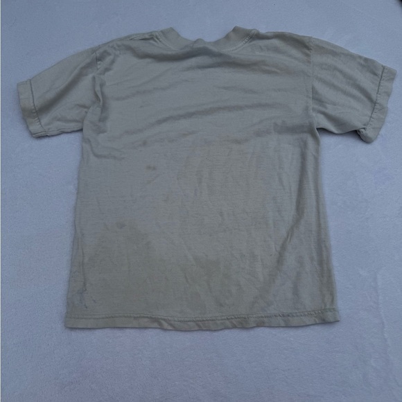 Kids vintage t shirt smile happy face smiley yellow size small 6 8 white - Picture 6 of 6